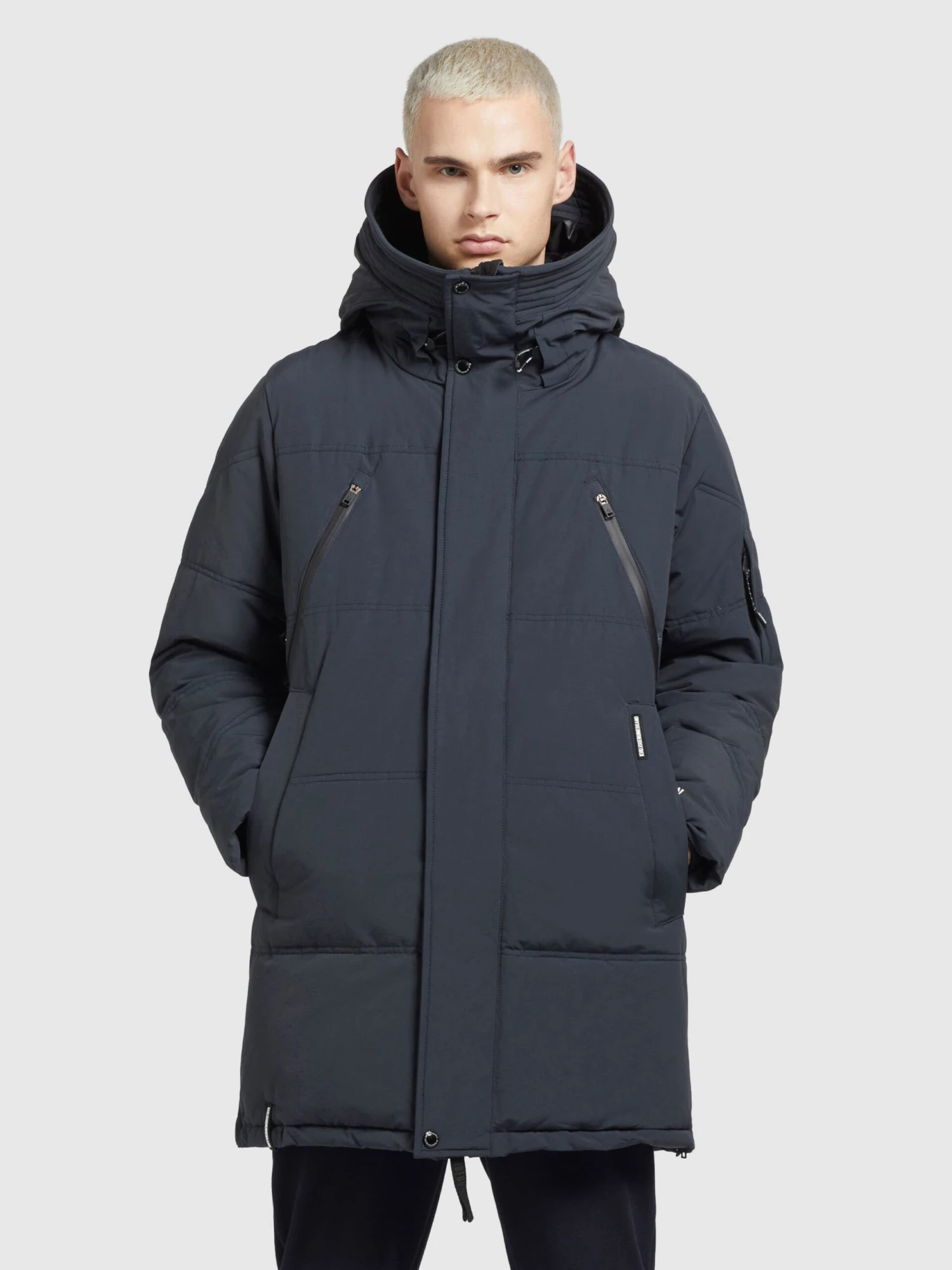 Khujo Winterjassen Winterjas Cloyd Heren Marine 2 Khujo Winterjassen Winterjas Cloyd Heren Marine - Afbeelding 2