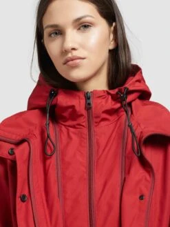 Khujo Parkas Tussenparka FELINA Dames Rood -Khujo Winkel 4f3440b8e3c7d0f57e7847040c519a54