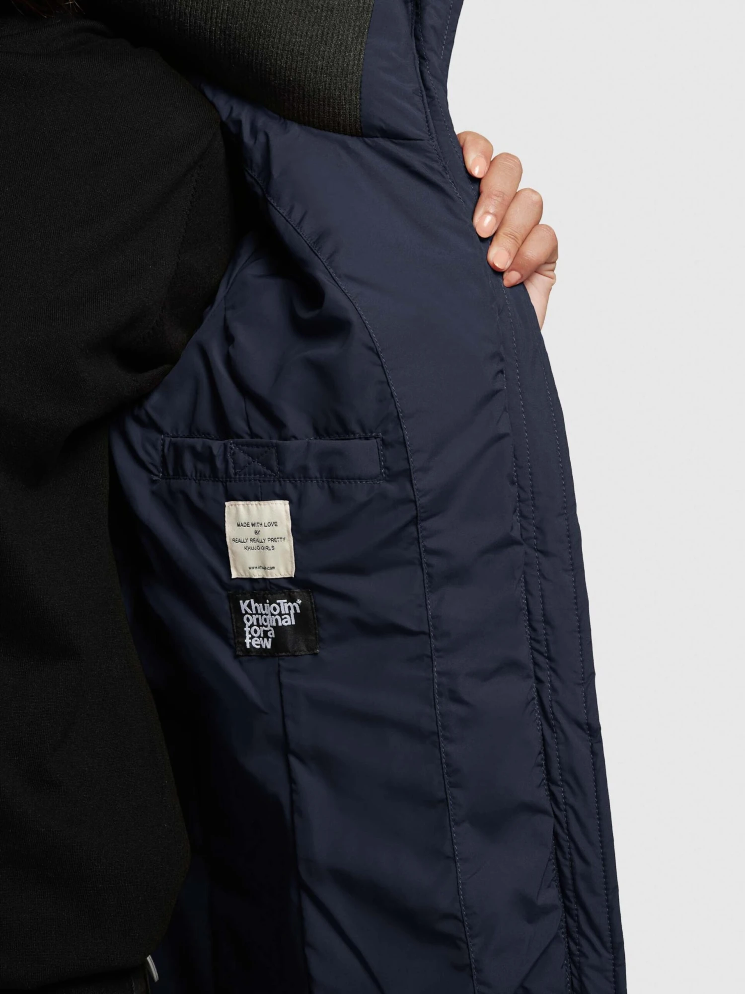 Khujo Winterjassen Winterjas Tweety Dames Marine 8 Khujo Winterjassen Winterjas Tweety Dames Marine - Afbeelding 8