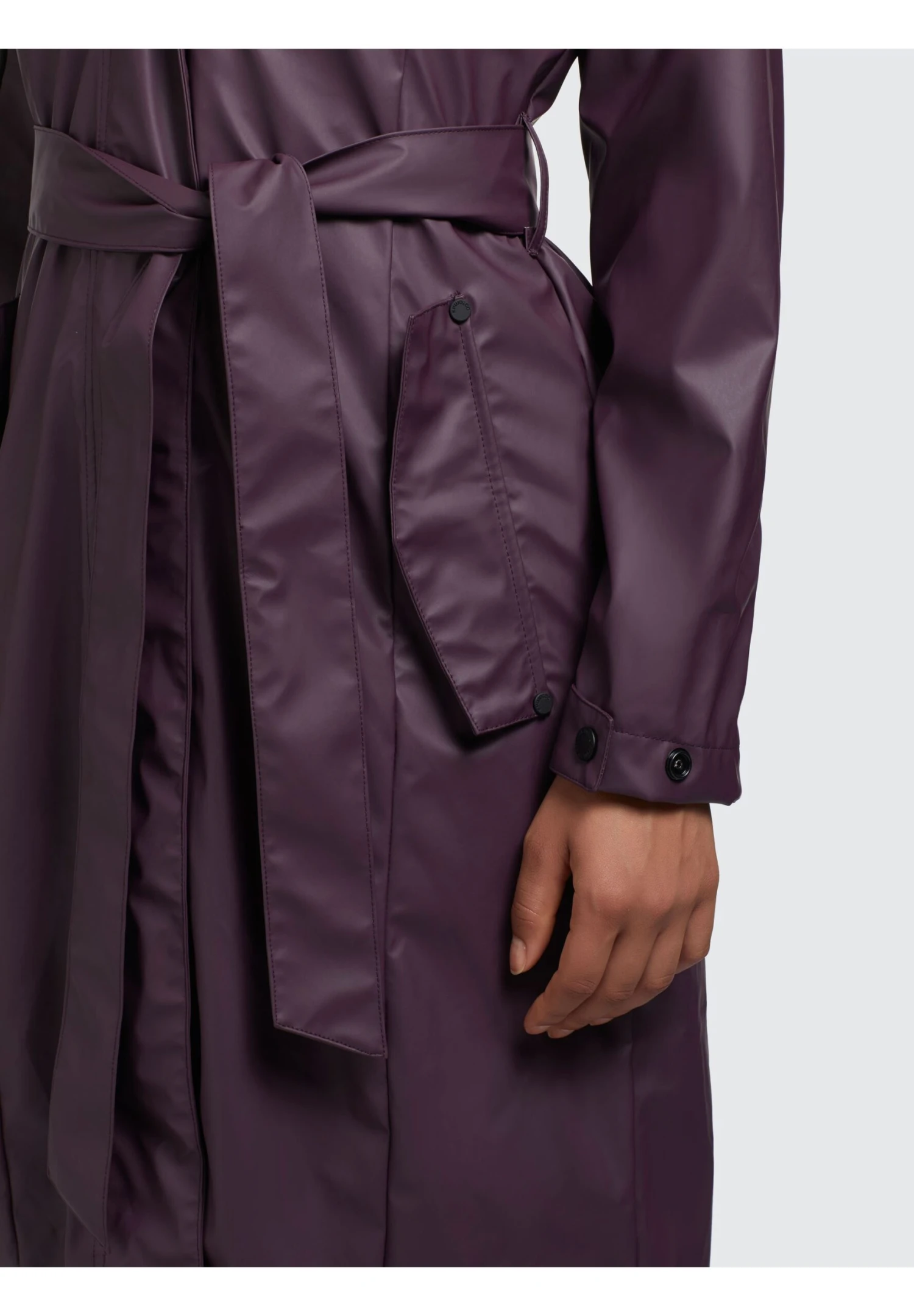 Khujo Mantel Glenna2 - Trenchcoat - Lila 6 Khujo Mantel Glenna2 - Trenchcoat - Lila - Afbeelding 6