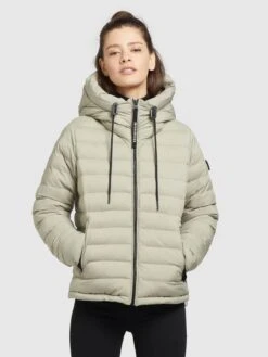 Khujo Tussenjassen Tussenjas Lovina Dames Mintgroen