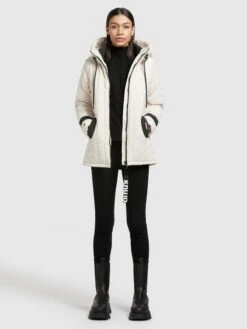 Khujo Tussenjassen Tussenjas Tweety Dames Offwhite -Khujo Winkel 541b2f93ef175501b1a4e73981006086