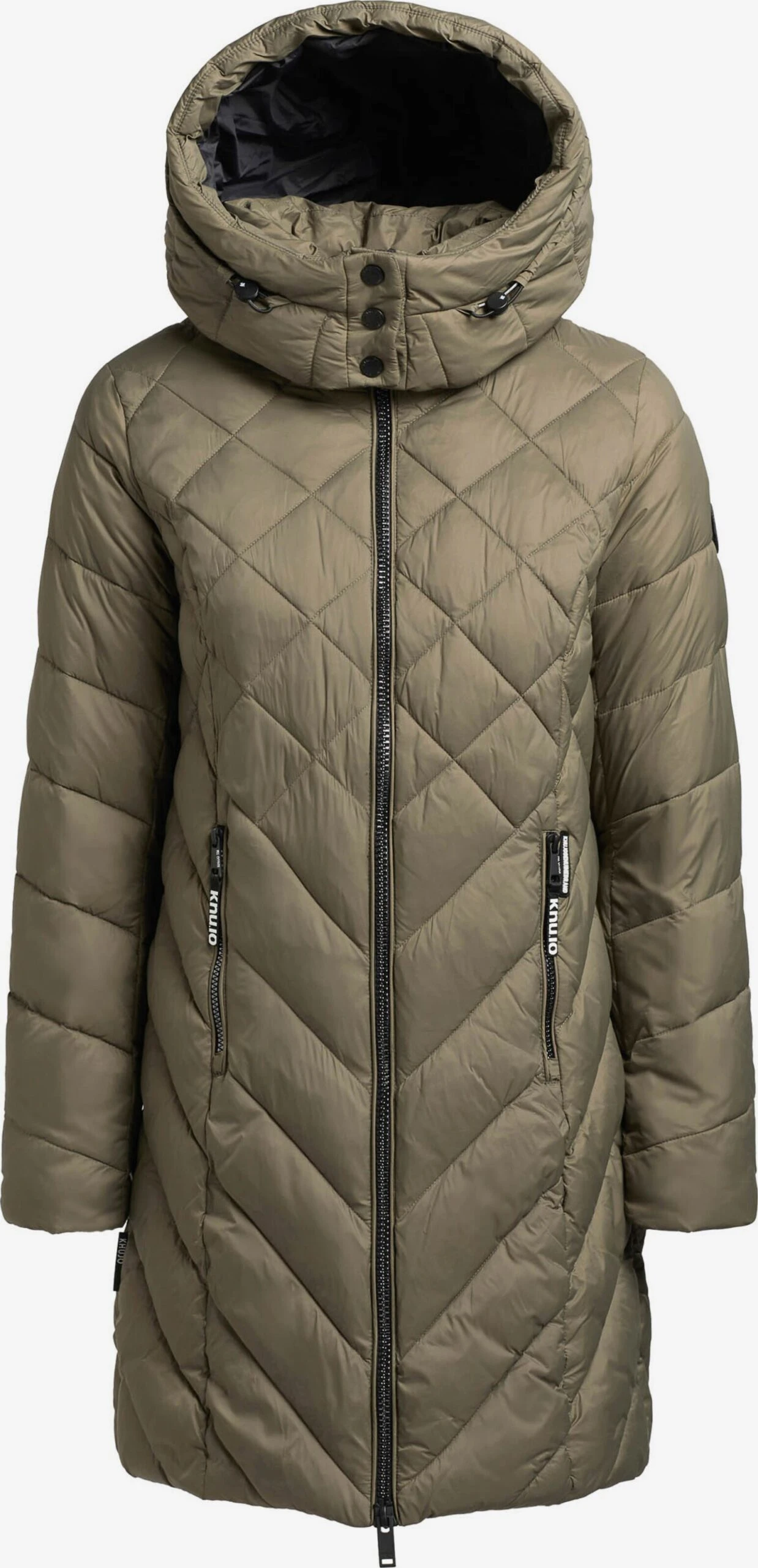 Khujo Tussenmantels Tussenmantel Aneth Dames Kaki 1 Khujo Tussenmantels Tussenmantel Aneth Dames Kaki