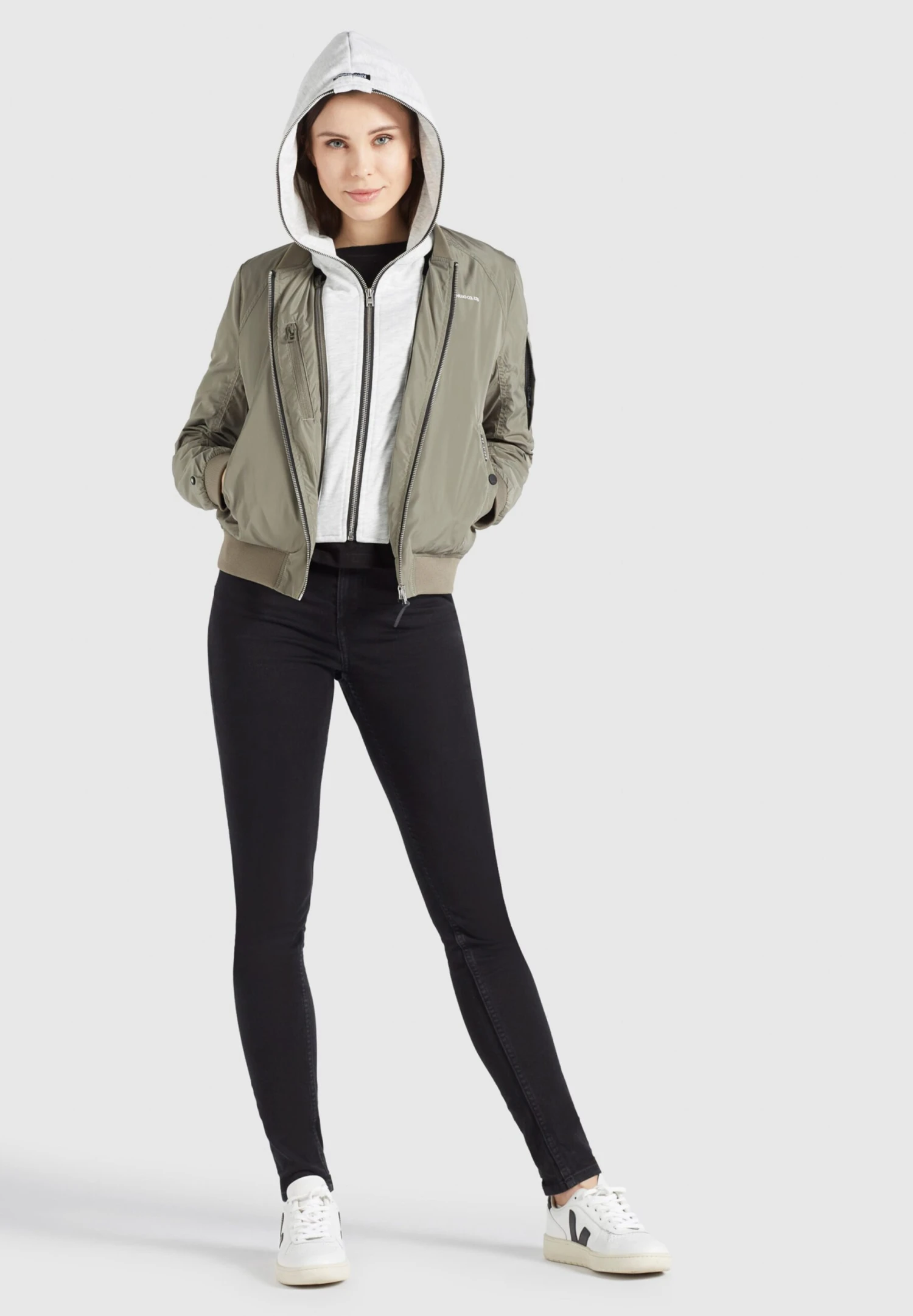 Khujo Winterjassen Winterjas LARIFA Dames Kaki 6 Khujo Winterjassen Winterjas LARIFA Dames Kaki - Afbeelding 6