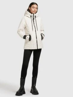 Khujo Tussenjassen Tussenjas Tweety Dames Offwhite -Khujo Winkel 566a6853faf9f790e54858cf212f578e