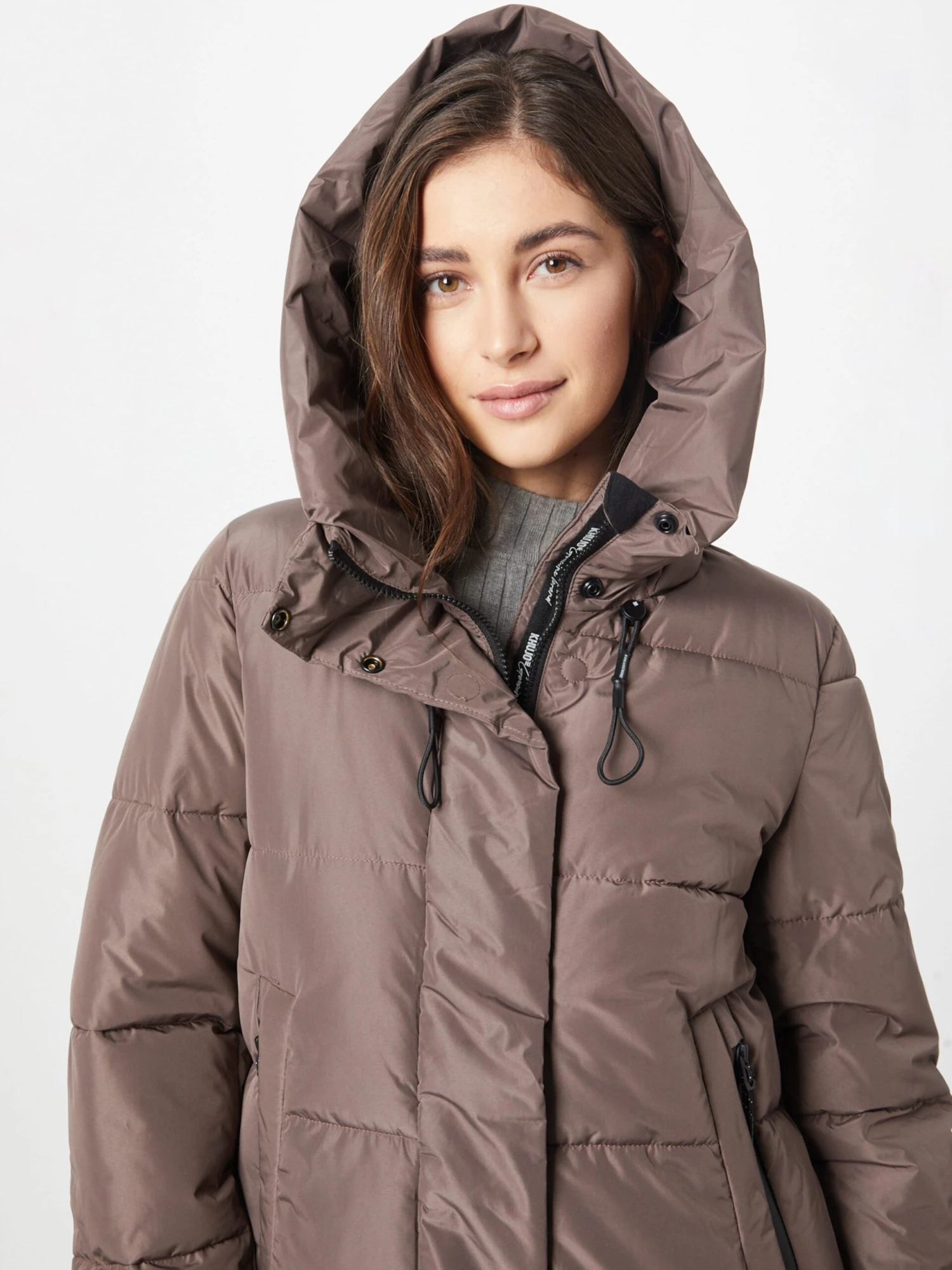 Khujo Tussenmantels Tussenmantel Soulani Dames Taupe 5 Khujo Tussenmantels Tussenmantel Soulani Dames Taupe - Afbeelding 5