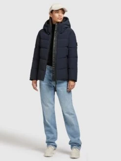 Khujo Winterjassen Winterjas Fames Dames Navy -Khujo Winkel 5747a0e15e7156d13d72f9f266fe1679