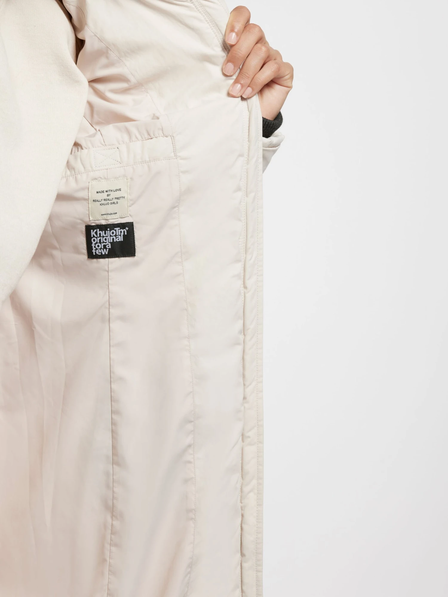 Khujo Wintermantels Wintermantel Aribay 3 Dames Offwhite 8 Khujo Wintermantels Wintermantel Aribay 3 Dames Offwhite - Afbeelding 8