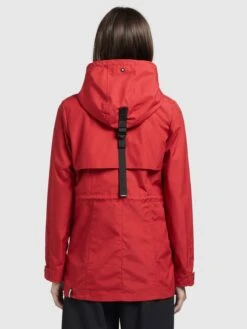 Khujo Parkas Tussenparka FELINA Dames Rood -Khujo Winkel 585009a2318a0e070cb324fff738ed9d
