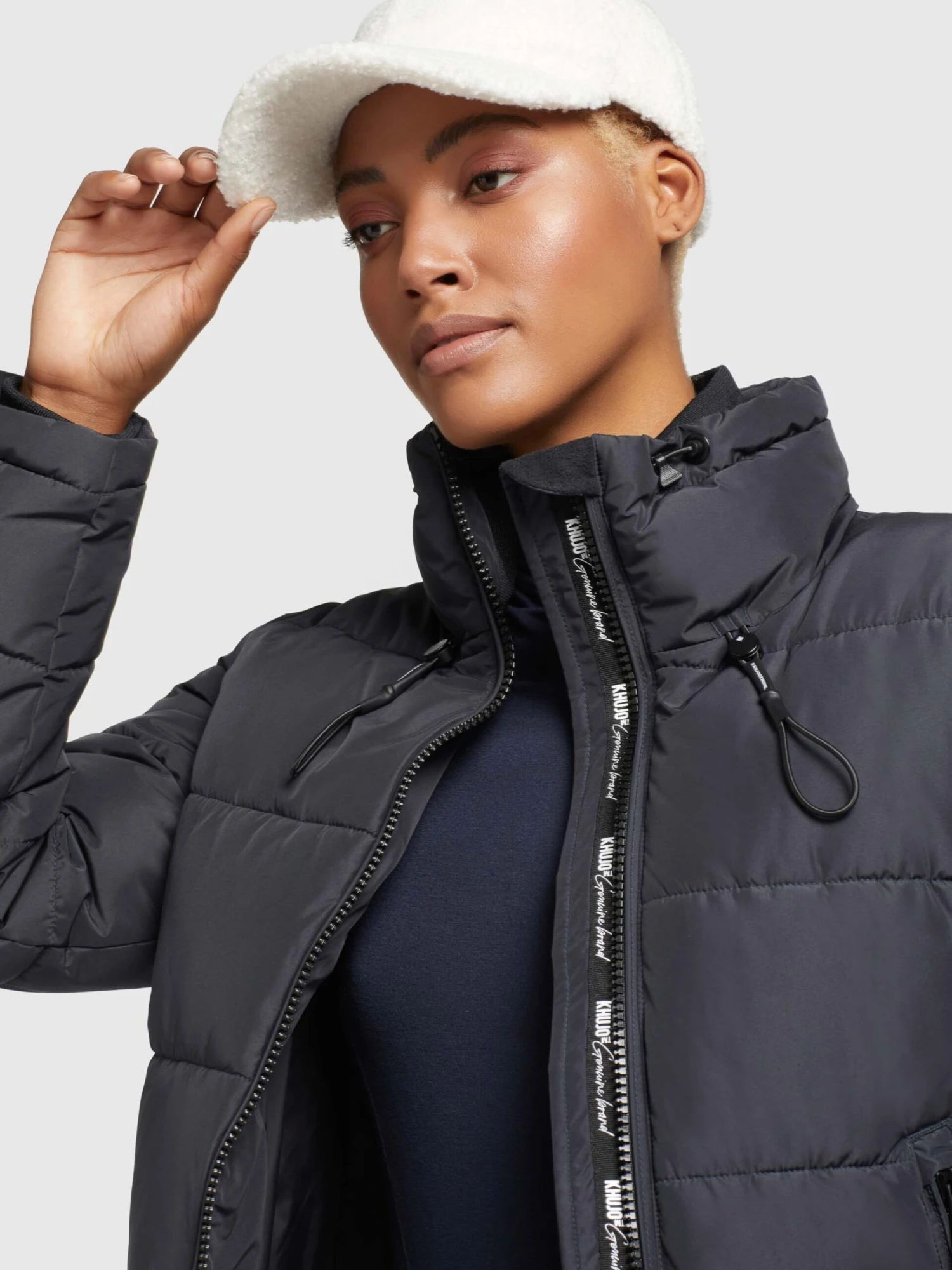 Khujo Winterjassen Winterjas Tuba 3 Dames Smoky Blue 6 Khujo Winterjassen Winterjas Tuba 3 Dames Smoky Blue - Afbeelding 6