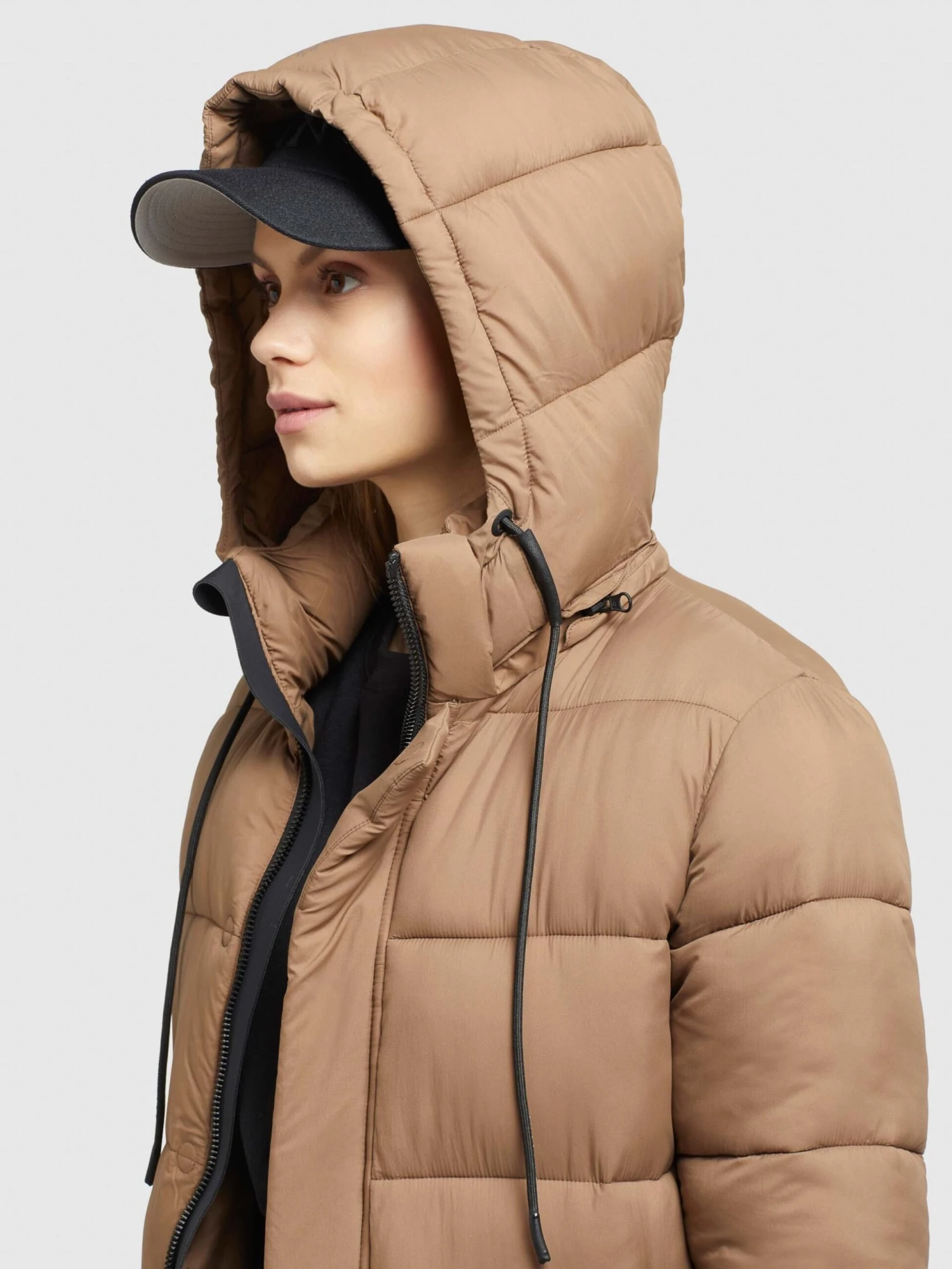 Khujo Wintermantels Wintermantel Julina Dames Lichtbruin 7 Khujo Wintermantels Wintermantel Julina Dames Lichtbruin - Afbeelding 7