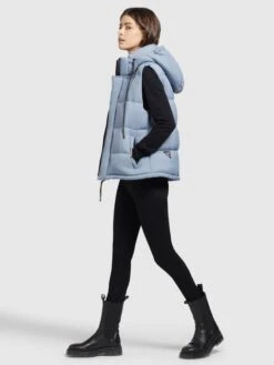 Khujo Bodywarmers Bodywarmer Eden Dames Lichtblauw -Khujo Winkel 5ab921c5a9167404599baf392faf9497