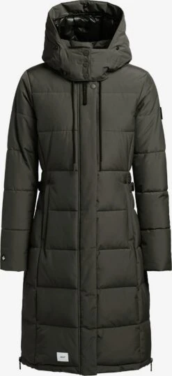 Khujo Wintermantels Wintermantel Cliv Dames Donkergroen
