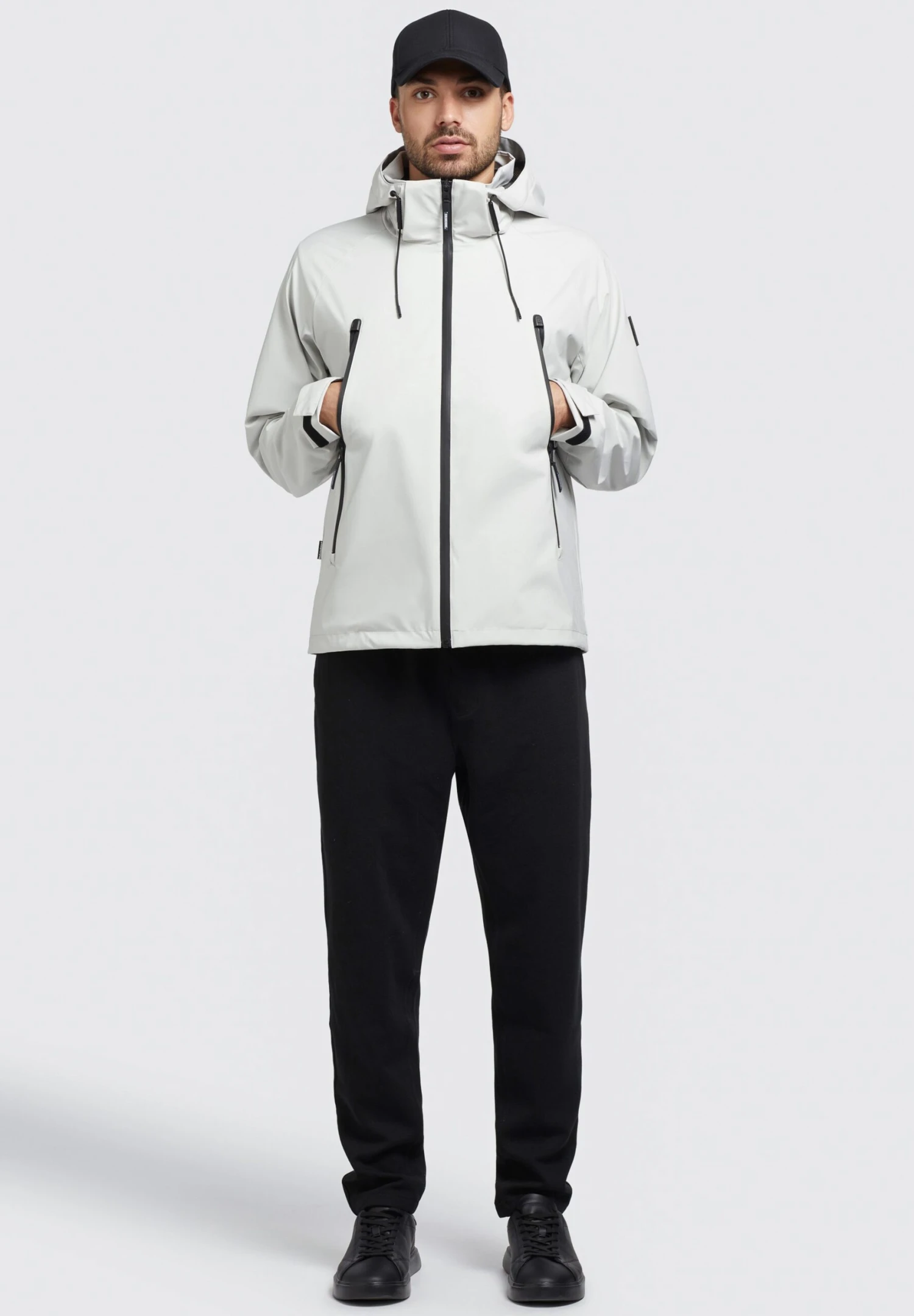 Khujo Adam - Regenjas - Hellgrau 4 Khujo Adam - Regenjas - Hellgrau - Afbeelding 4