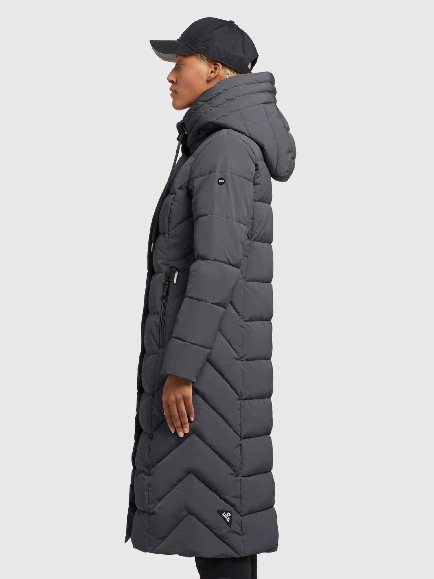 Khujo Wintermantels Wintermantel Gamber Dames Antraciet 5 Khujo Wintermantels Wintermantel Gamber Dames Antraciet - Afbeelding 5