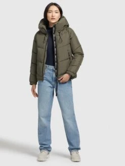Khujo Winterjassen Winterjas Esila Dames Kaki -Khujo Winkel 5bff01d3346dbc20c68791d5178d178a