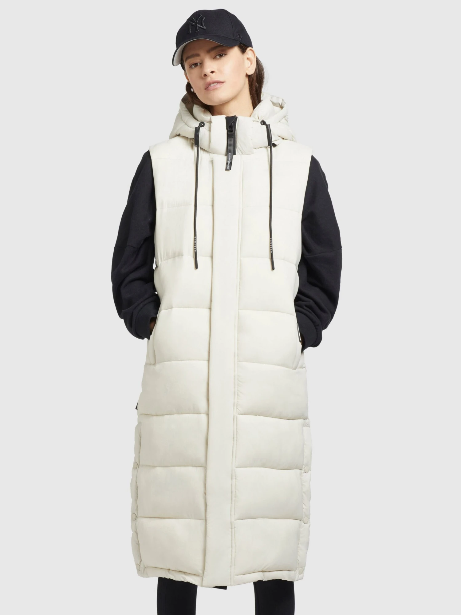 Khujo Bodywarmers Bodywarmer Tourin Dames Offwhite 2 Khujo Bodywarmers Bodywarmer Tourin Dames Offwhite - Afbeelding 2