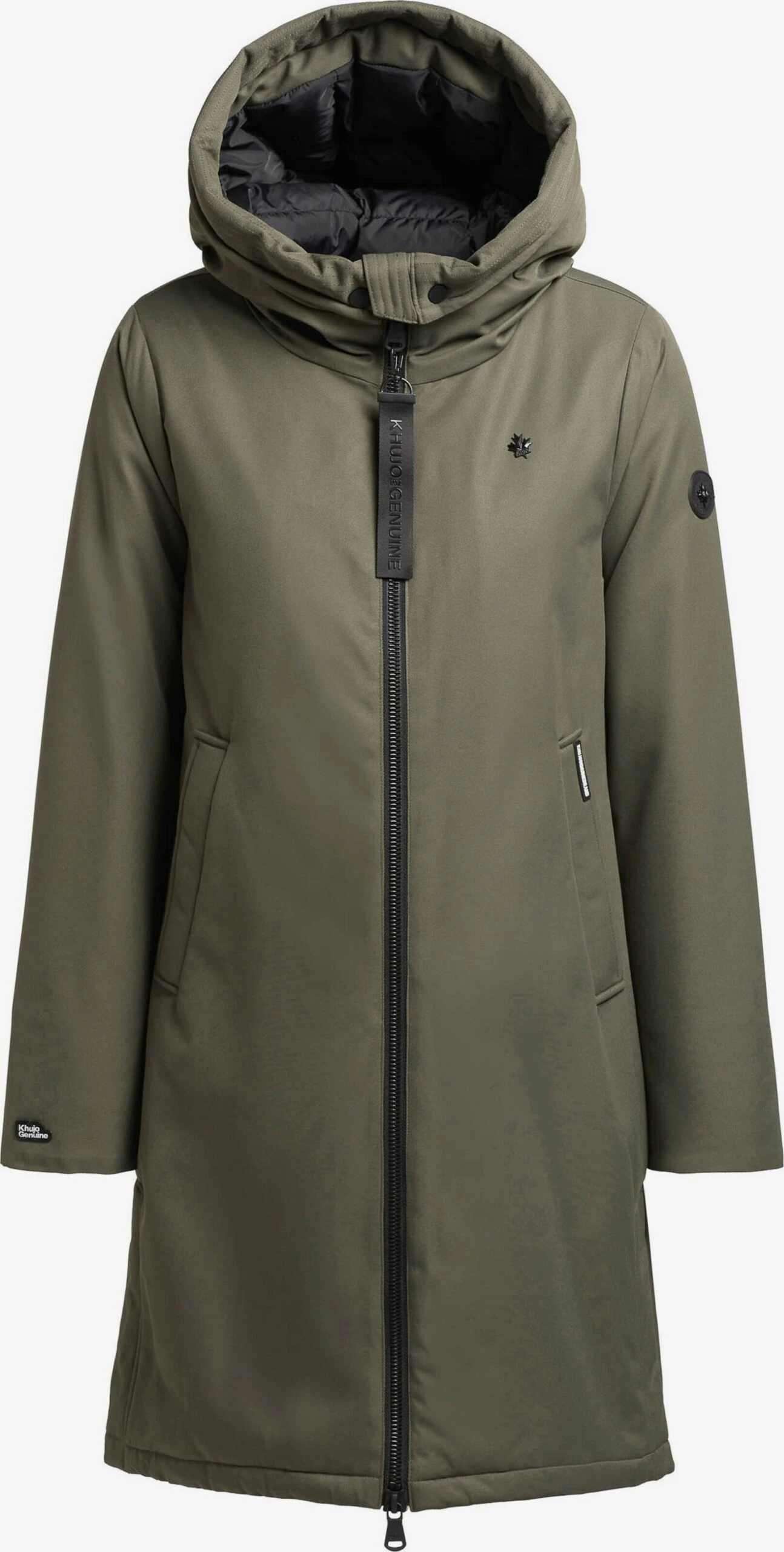 Khujo Tussenmantels Tussenmantel LISAD Dames Kaki 1 Khujo Tussenmantels Tussenmantel LISAD Dames Kaki