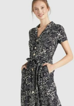 Khujo Goya - Blousejurk - Schwarz Weiß Gemustert 14 Khujo Goya - Blousejurk - Schwarz Weiß Gemustert -Khujo Winkel 625124ca6fcf4efb851cc4fb92aee31d