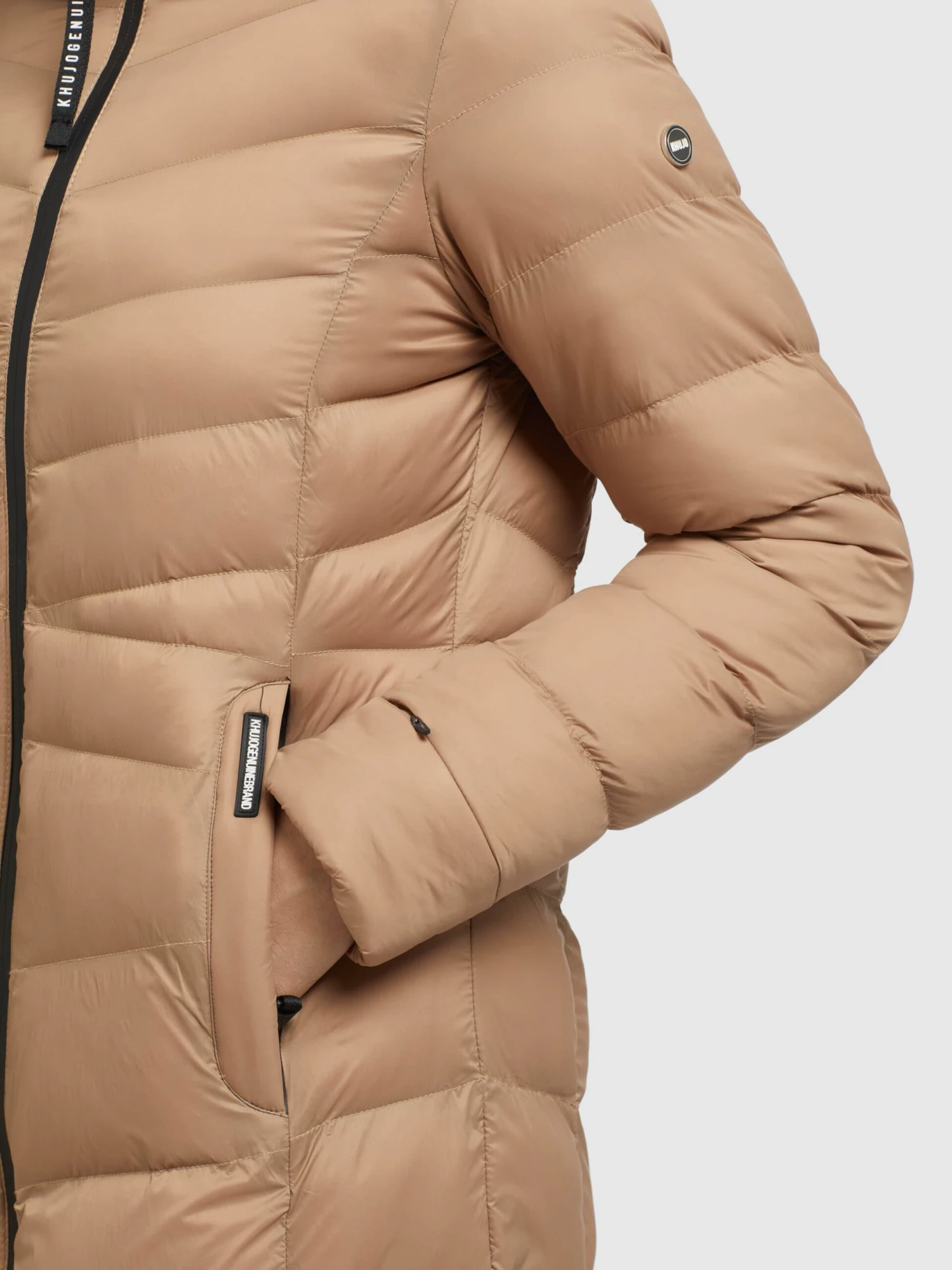 Khujo Wintermantels Wintermantel Ingram 2 Dames Donkerbeige 8 Khujo Wintermantels Wintermantel Ingram 2 Dames Donkerbeige - Afbeelding 8