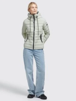 Khujo Tussenjassen Tussenjas LOVINA4 Dames Groen -Khujo Winkel 635034d8ca2015217bc022685409ce07