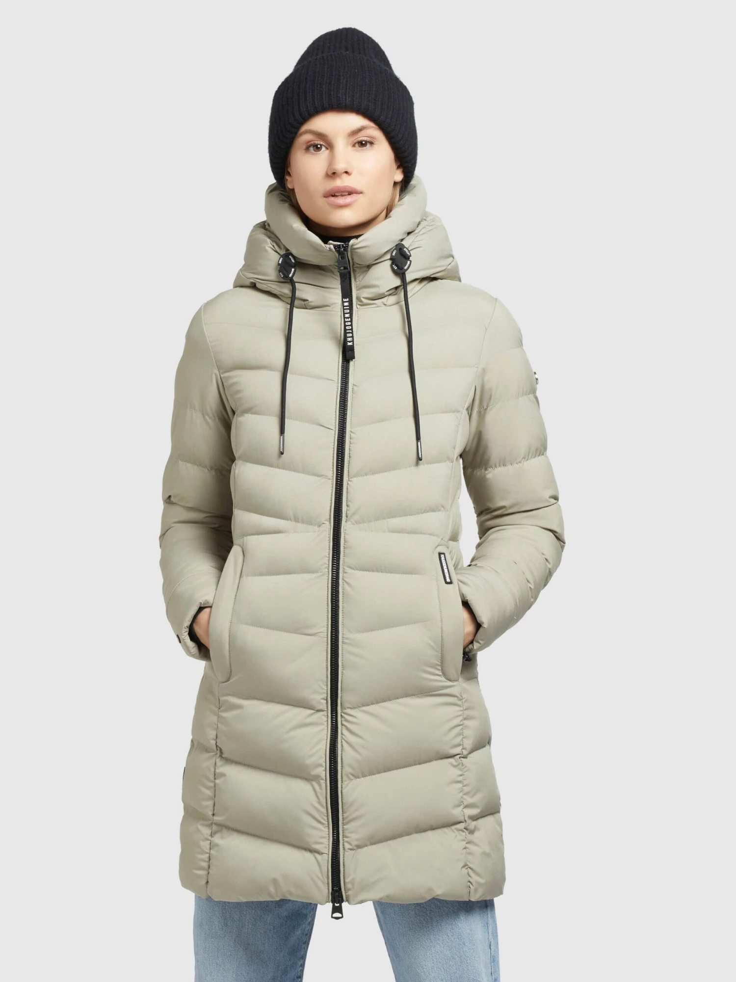 Khujo Korte Mantels Wintermantel Tuhani Dames Pastelgroen 2 Khujo Korte Mantels Wintermantel Tuhani Dames Pastelgroen - Afbeelding 2