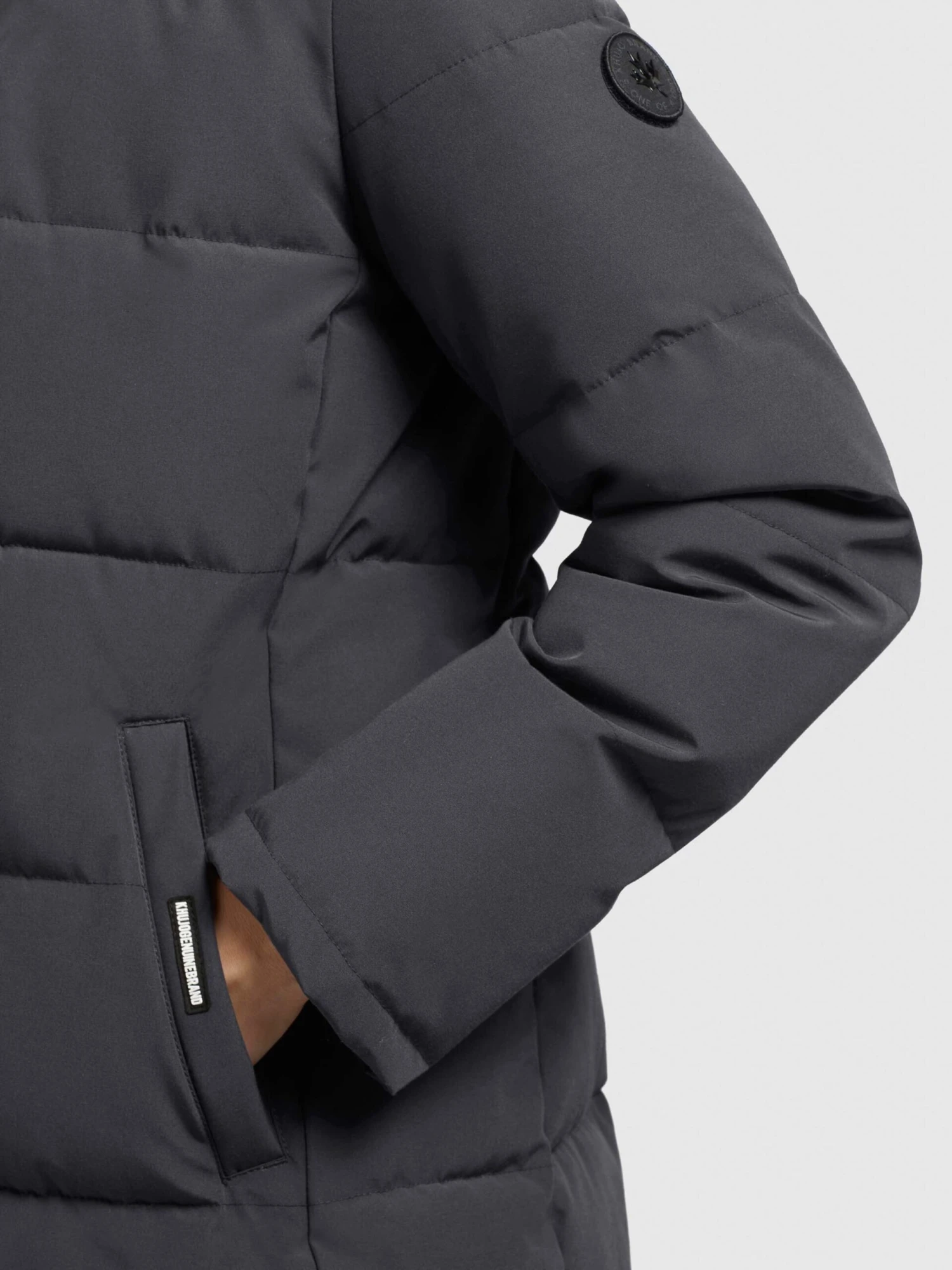 Khujo Wintermantels Wintermantel Rugg Dames Grafiet 8 Khujo Wintermantels Wintermantel Rugg Dames Grafiet - Afbeelding 8