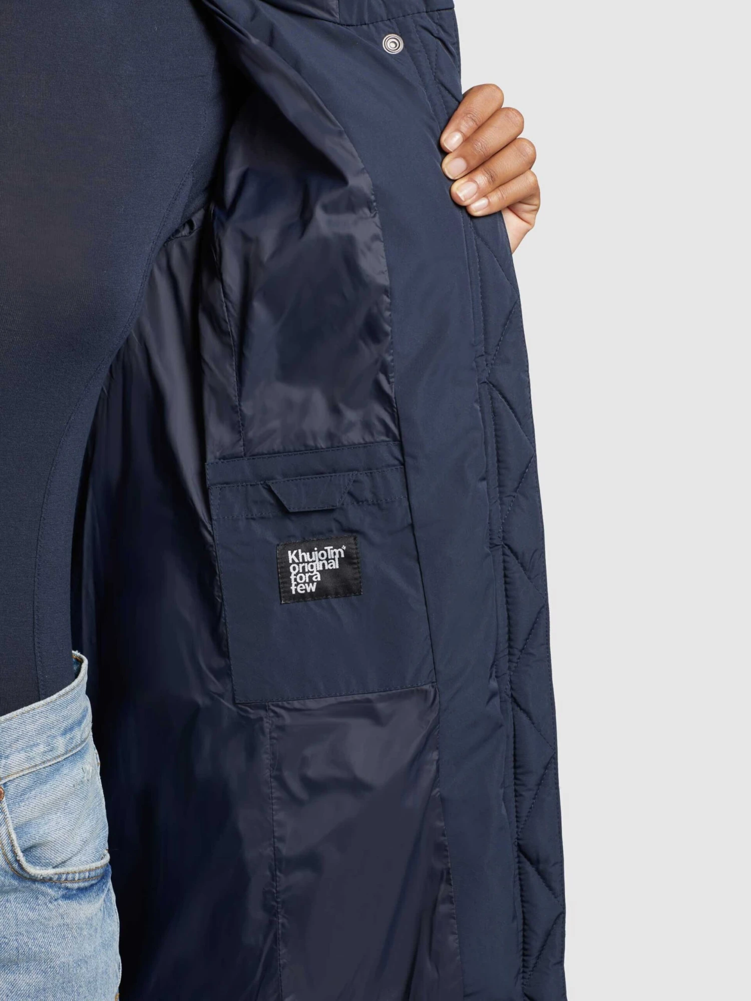 Khujo Wintermantels Wintermantel Gamber Dames Donkerblauw 8 Khujo Wintermantels Wintermantel Gamber Dames Donkerblauw - Afbeelding 8