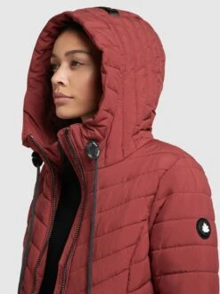 Khujo Winterjassen Winterjas Patt Dames Roestrood 14 Khujo Winterjassen Winterjas Patt Dames Roestrood -Khujo Winkel 669b0c1560aa4553dea818b81f45f9cf