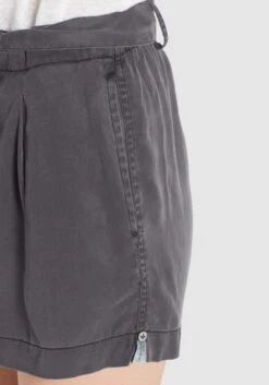 Khujo Shorts Regular Bandplooibroek Indira Dames Grijs -Khujo Winkel 688c273dff37d5b59d4a8672e55ce093