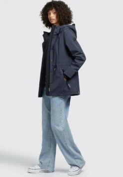 Khujo Aset - Parka - Dunkelblau -Khujo Winkel 6a78f4188a6942f0be66b05767a0d443