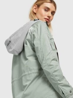 Khujo Tussenjassen Tussenjas FLAMES Dames Pastelgroen -Khujo Winkel 6b10ea9e49db3f9b9701f4685c129269