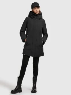 Khujo Winterjassen Winterjas Viona 3 Dames Zwart -Khujo Winkel 6cbb67ca8fe2a8c7143f138461d1f61a