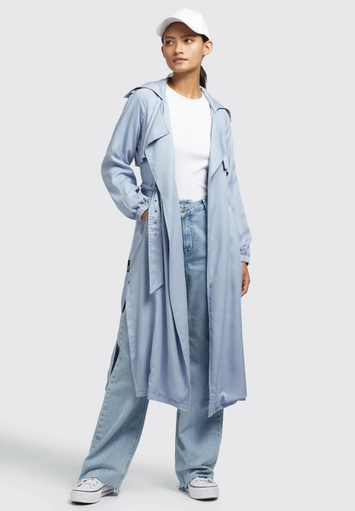 Khujo Garda - Trenchcoat - Blau 2 Khujo Garda - Trenchcoat - Blau - Afbeelding 2
