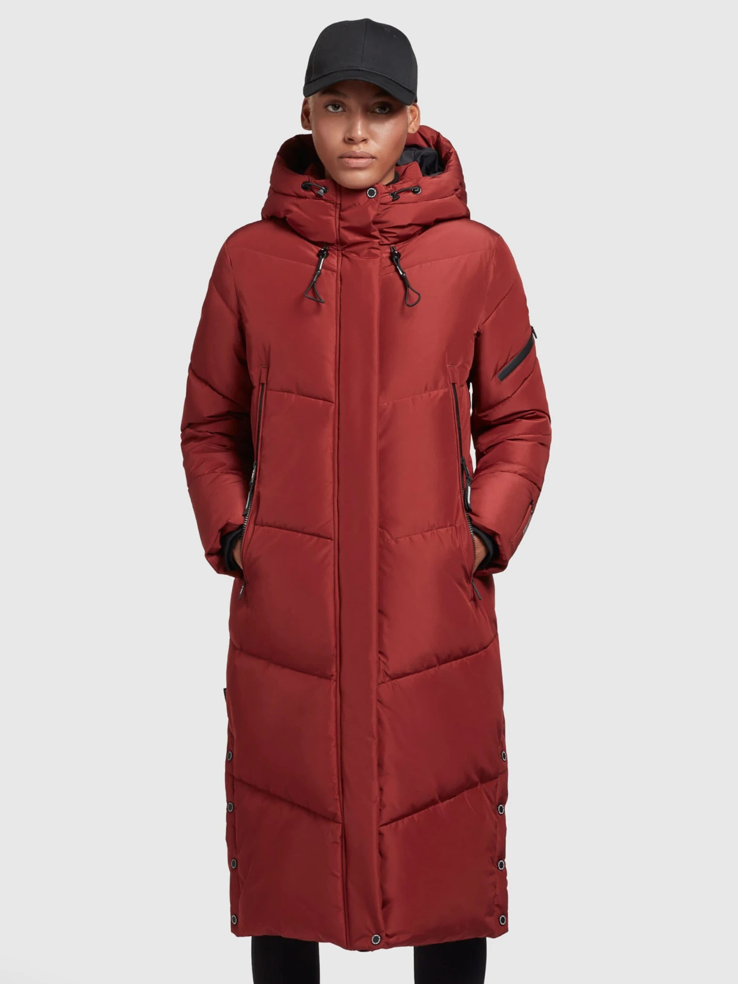 Khujo Tussenmantels Tussenmantel Dames Donkerrood 2 Khujo Tussenmantels Tussenmantel Dames Donkerrood - Afbeelding 2