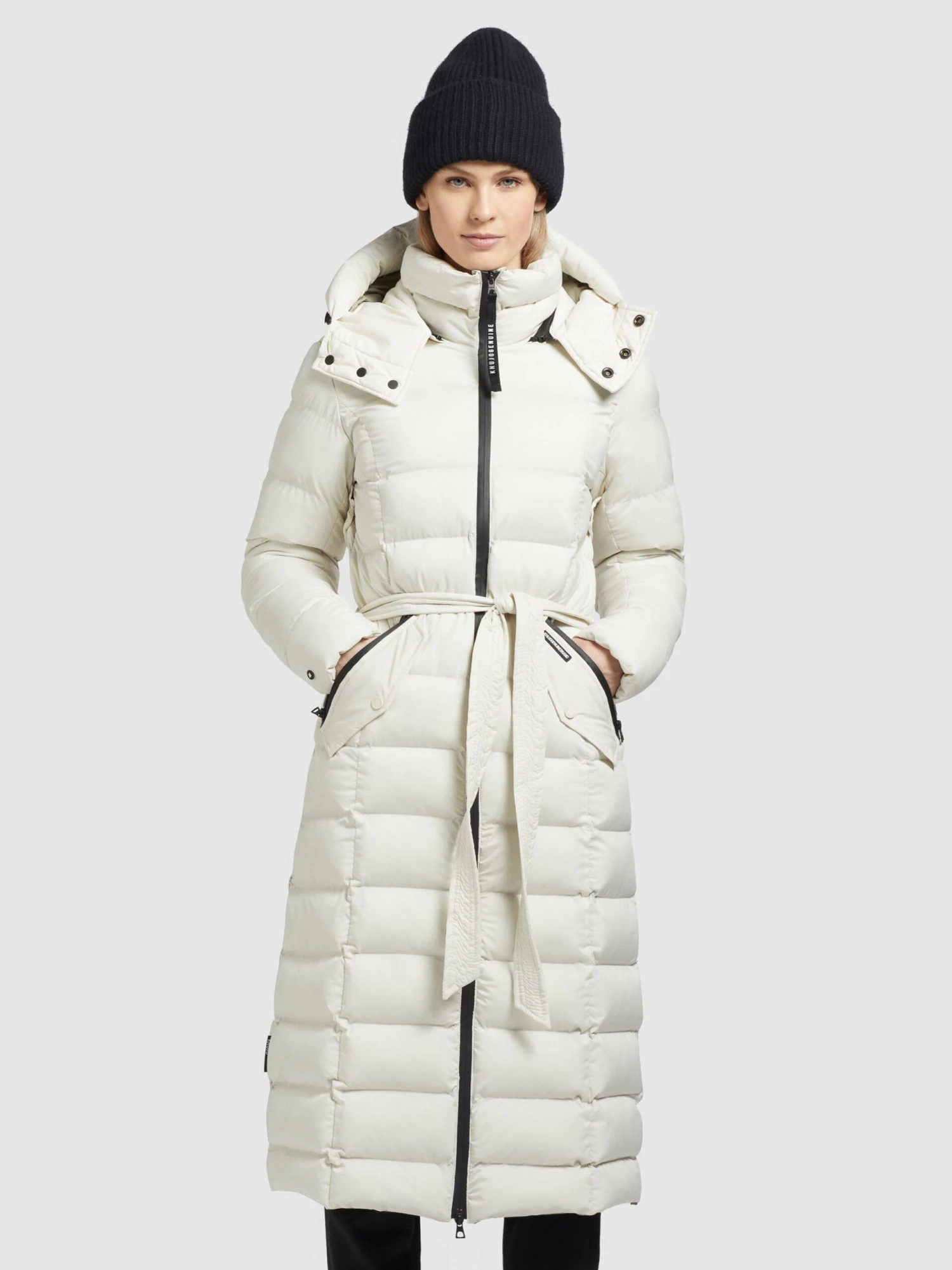 Khujo Wintermantels Wintermantel OLALLA MATT Dames Wolwit 2 Khujo Wintermantels Wintermantel OLALLA MATT Dames Wolwit - Afbeelding 2