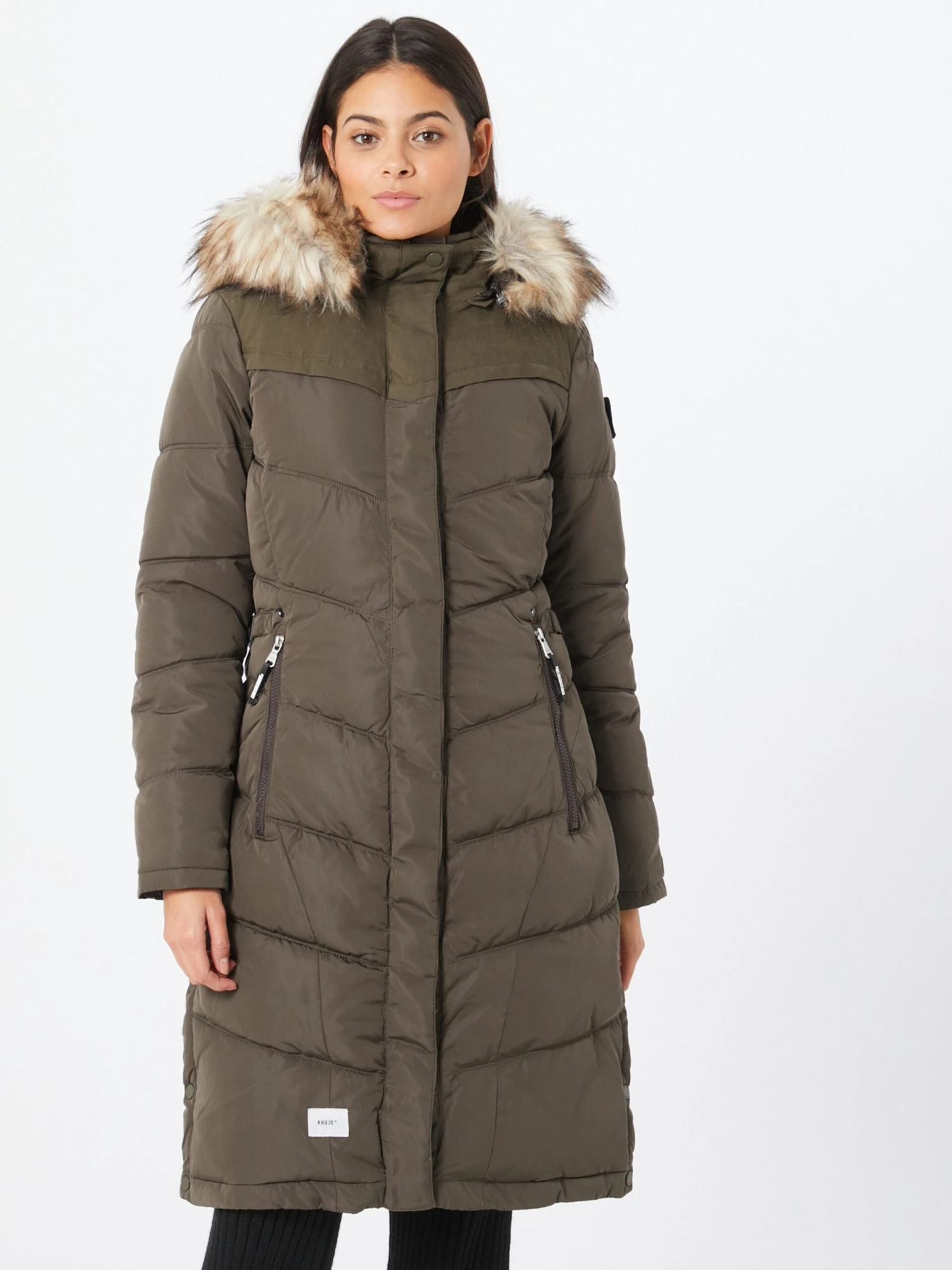 Khujo Wintermantels Wintermantel Lubeck Dames Groen 2 Khujo Wintermantels Wintermantel Lubeck Dames Groen - Afbeelding 2