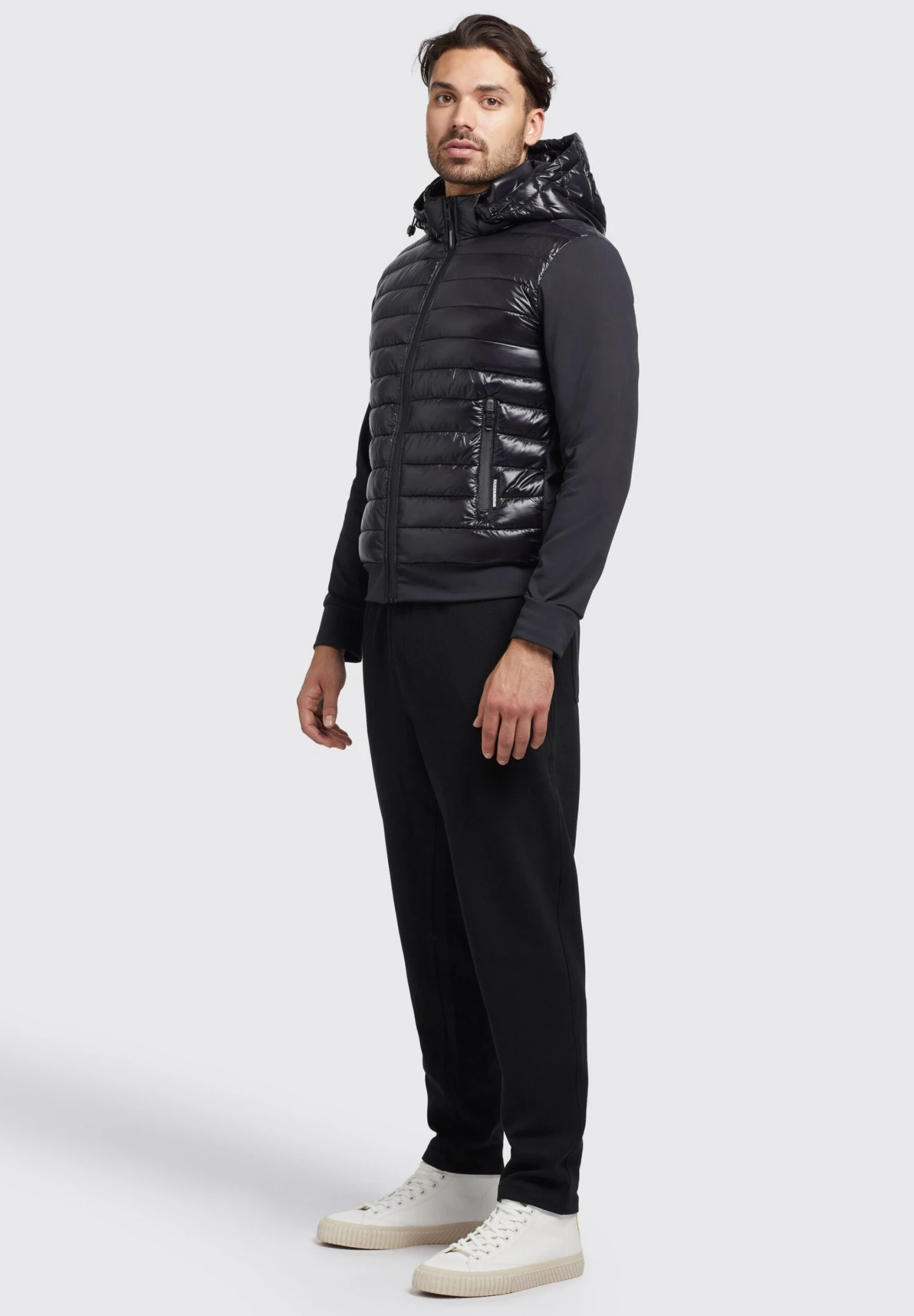 Khujo Bolt Shiny - Jas - Schwarz 5 Khujo Bolt Shiny - Jas - Schwarz - Afbeelding 5