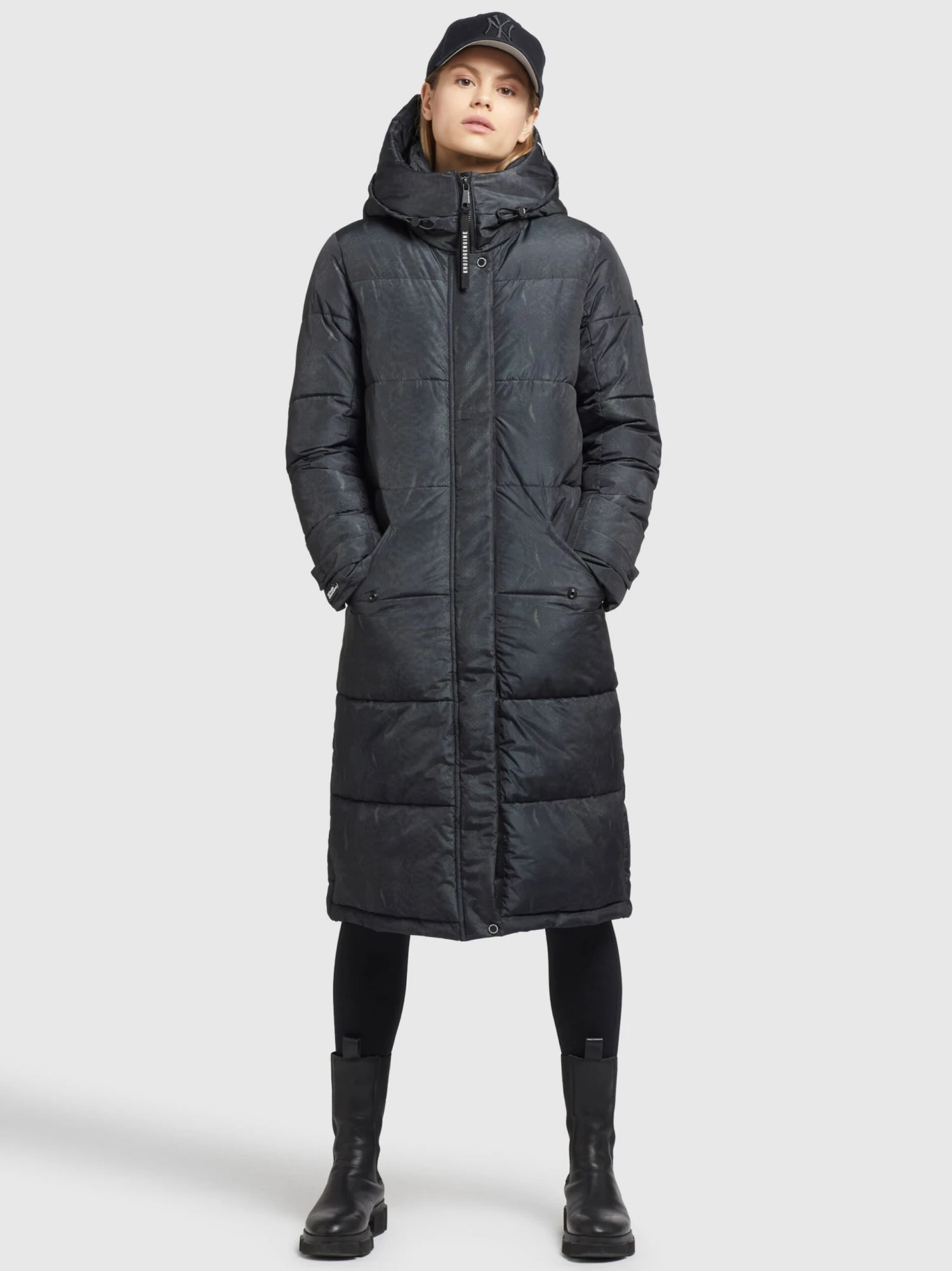 Khujo Wintermantels Wintermantel Dakota 2 Dames Nachtblauw 3 Khujo Wintermantels Wintermantel Dakota 2 Dames Nachtblauw - Afbeelding 3