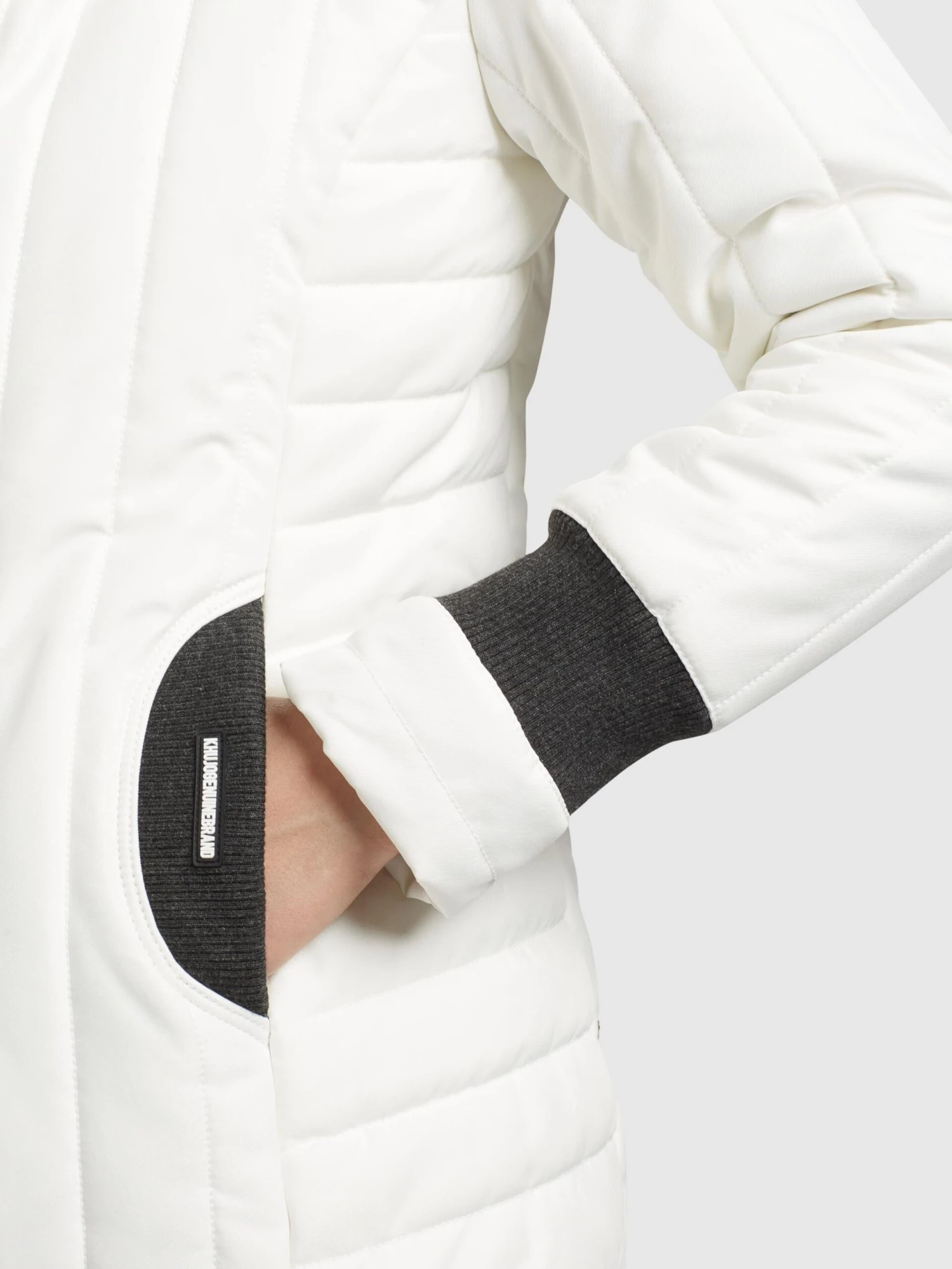 Khujo Winterjassen Winterjas Dames Wit 7 Khujo Winterjassen Winterjas Dames Wit - Afbeelding 7