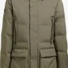 Khujo Wintermantels Winterjas Slow Heren Olijfgroen