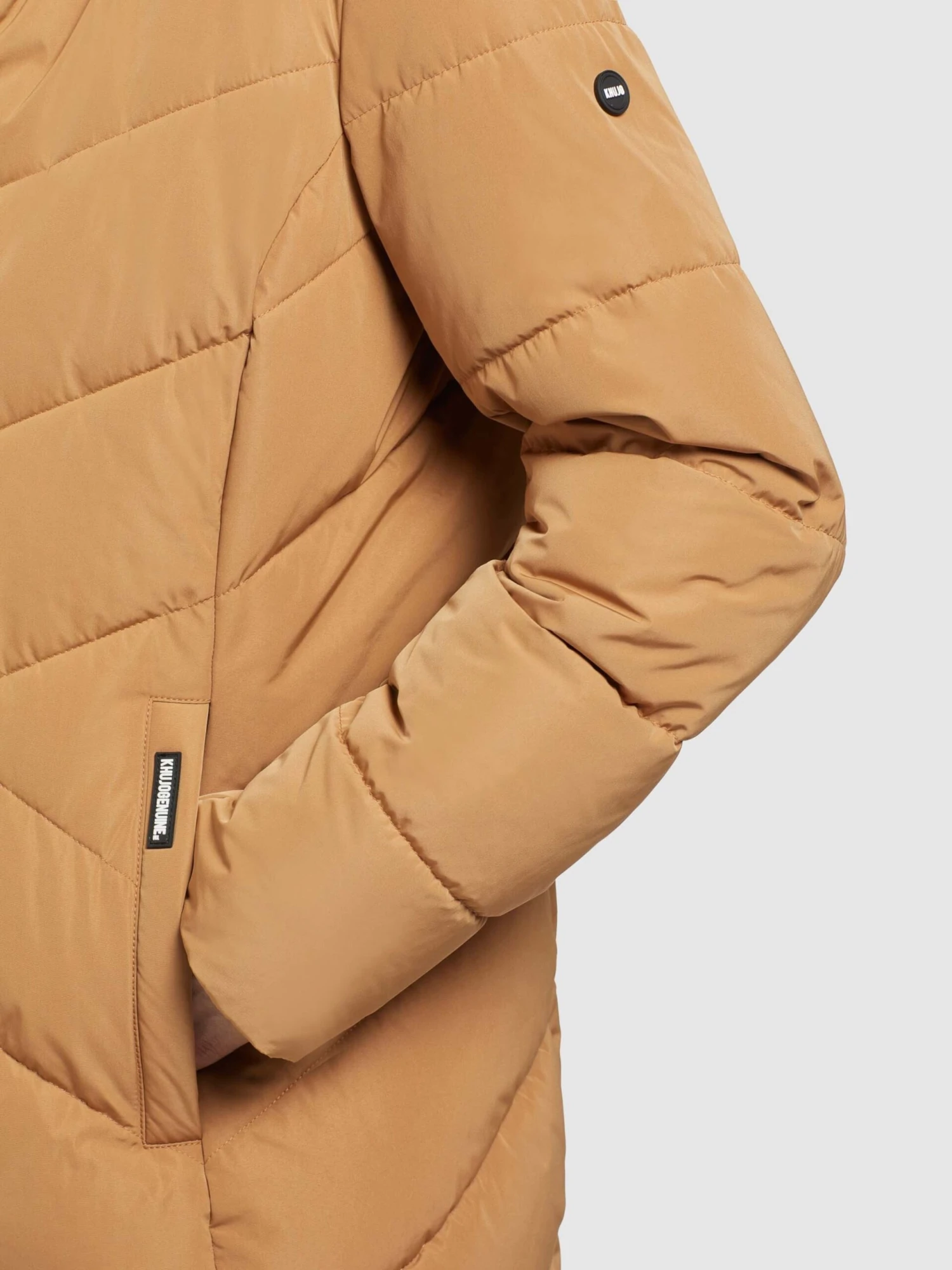 Khujo Wintermantels Wintermantel Formin Dames Safraan 8 Khujo Wintermantels Wintermantel Formin Dames Safraan - Afbeelding 8