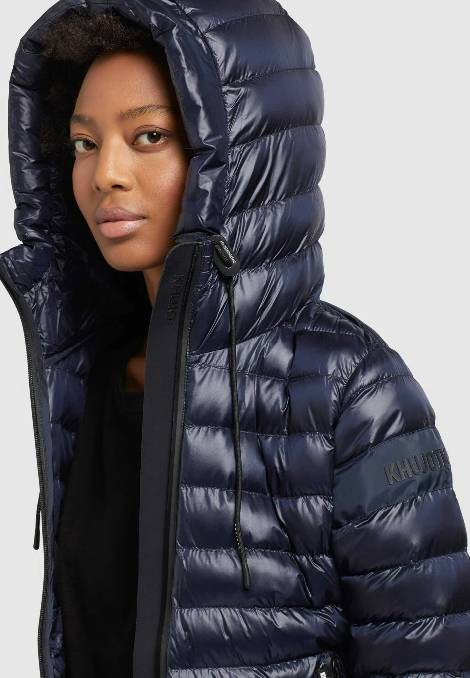 Khujo Lovina4 Shiny - Jas - Dunkelblau 6 Khujo Lovina4 Shiny - Jas - Dunkelblau - Afbeelding 6