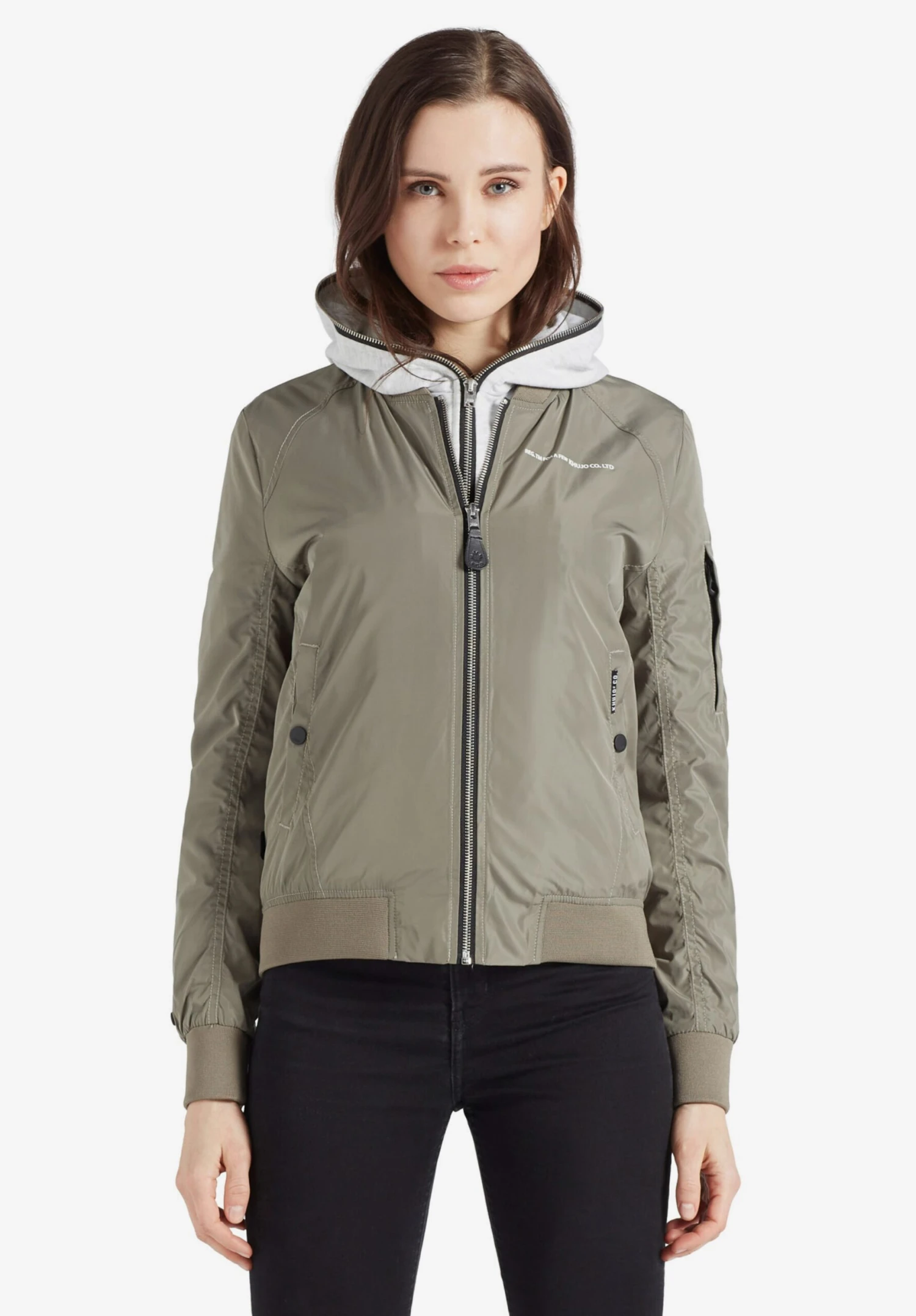 Khujo Winterjassen Winterjas LARIFA Dames Kaki 2 Khujo Winterjassen Winterjas LARIFA Dames Kaki - Afbeelding 2