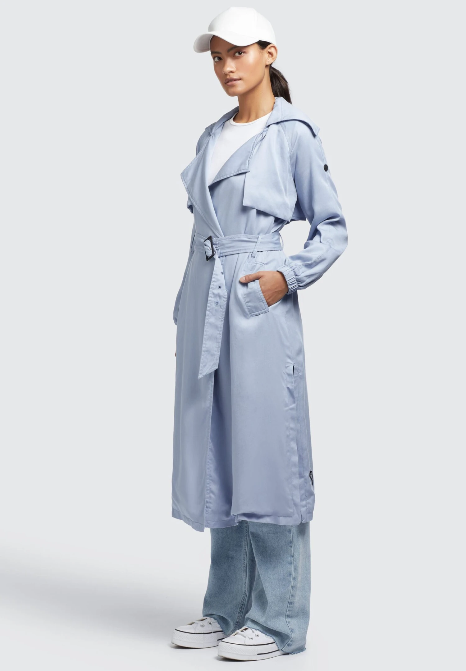 Khujo Garda - Trenchcoat - Blau 4 Khujo Garda - Trenchcoat - Blau - Afbeelding 4