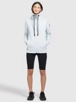 Khujo Sweatvesten Sweatvest TOSTA Dames Pastelblauw -Khujo Winkel 765d9b87f38348b60b2299d30b28f7ae