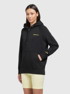 Khujo Hoodies Sweatshirt Odette Dames Zwart -Khujo Winkel 77c835b68f2f847d906919d667145ce1