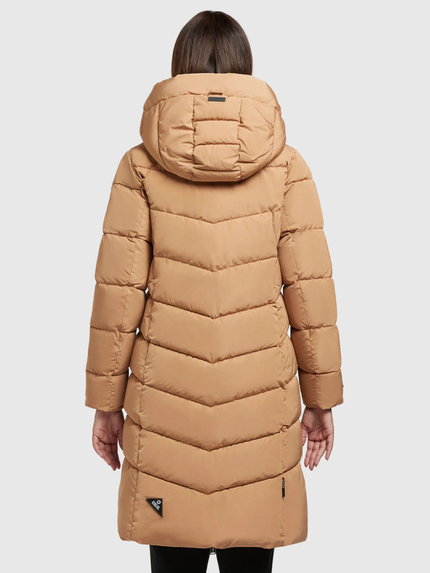 Khujo Tussenmantels Tussenmantel Klayd Dames Oker 4 Khujo Tussenmantels Tussenmantel Klayd Dames Oker - Afbeelding 4