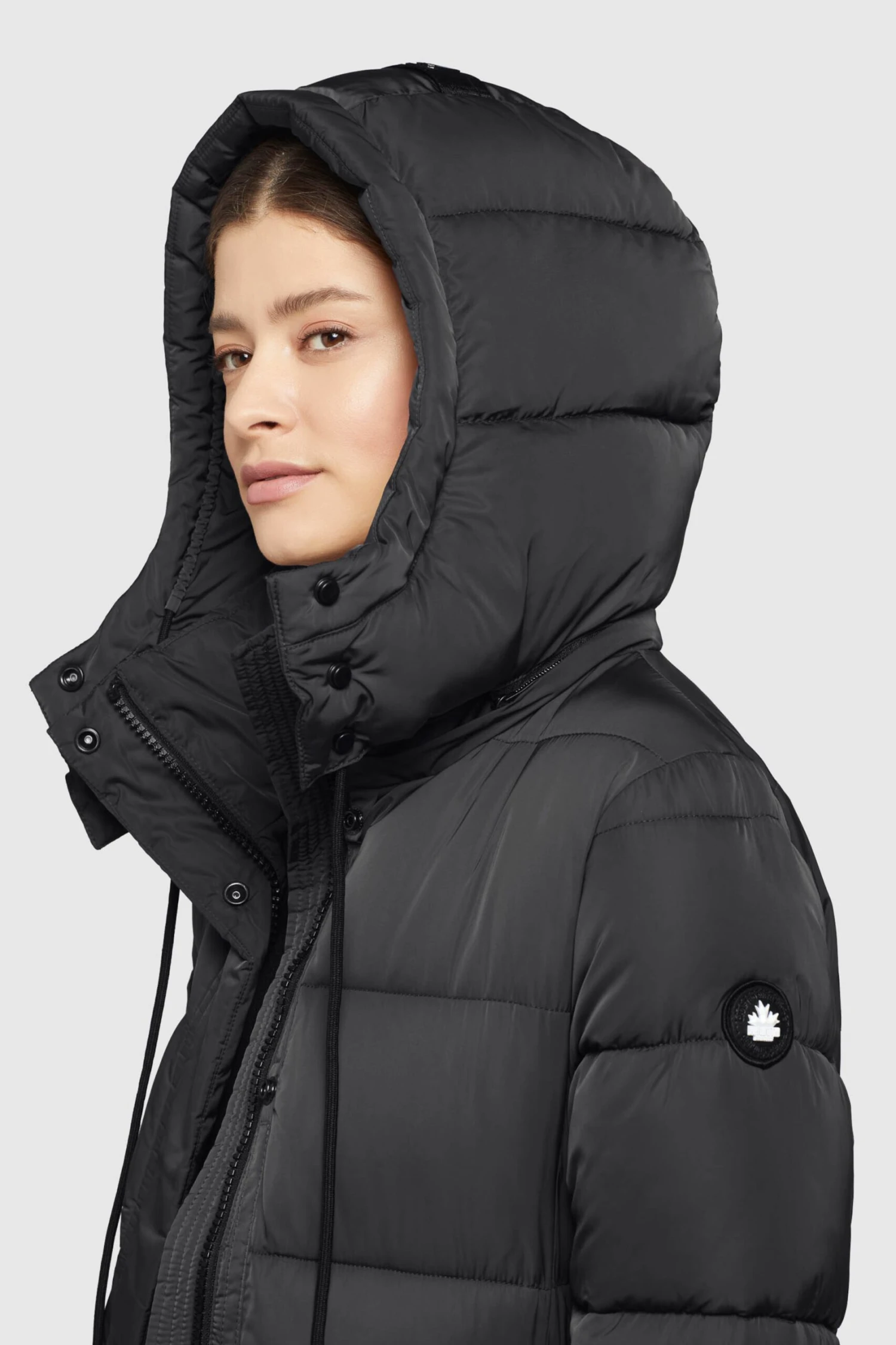 Khujo Wintermantels Wintermantel HAZELLE Dames Zwart 7 Khujo Wintermantels Wintermantel HAZELLE Dames Zwart - Afbeelding 7