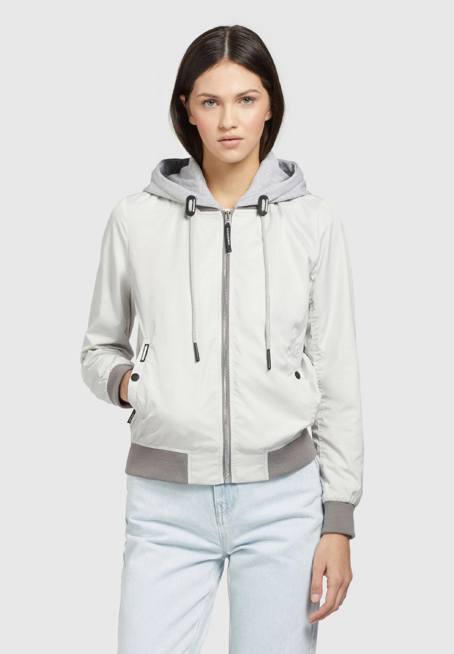 Khujo Persee - Lichte Jas - Hellgrau 1 Khujo Persee - Lichte Jas - Hellgrau